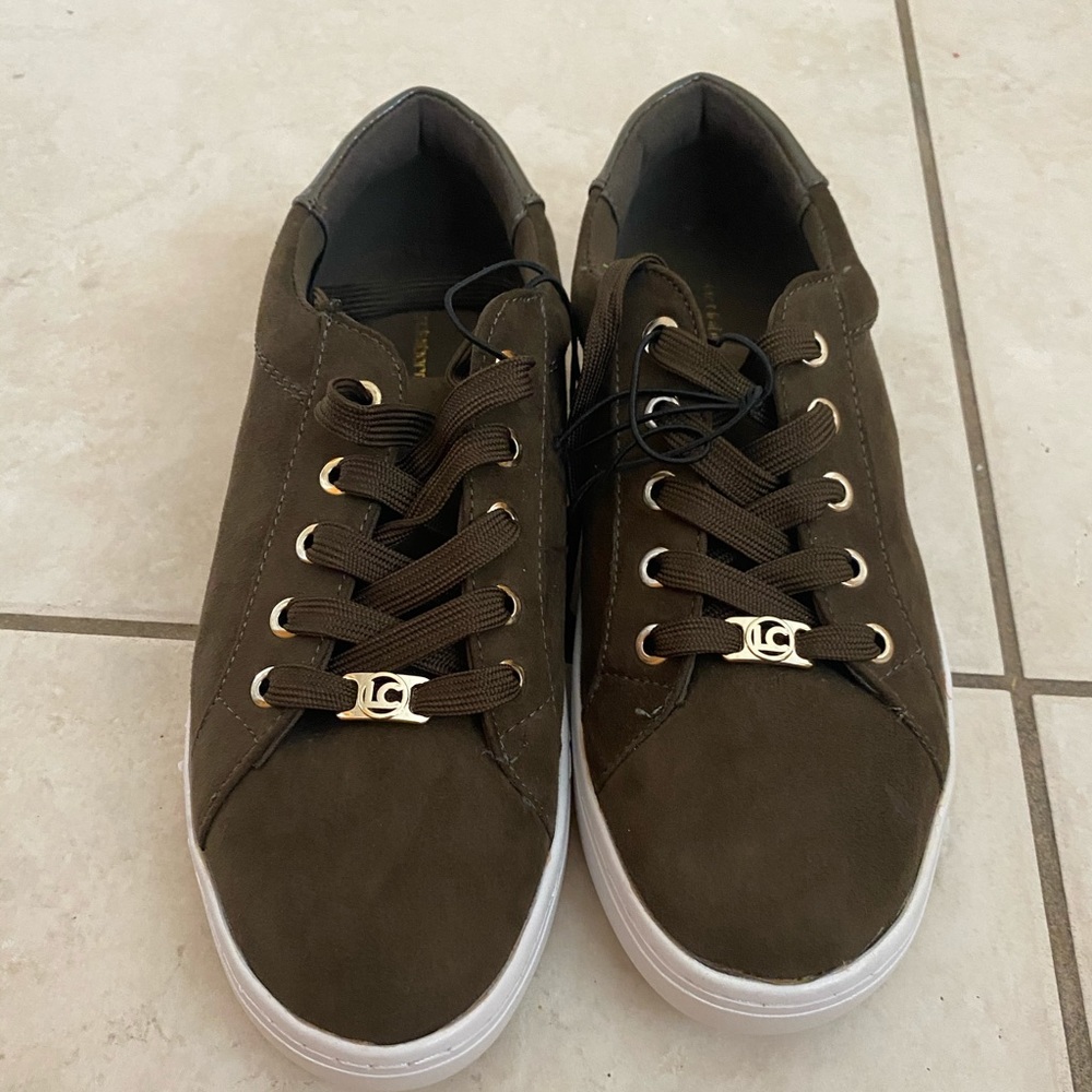 NWOT. Liz Claiborne Suede Sneakers.  2 pairs. 8.5 & 7.5. Selling separately?